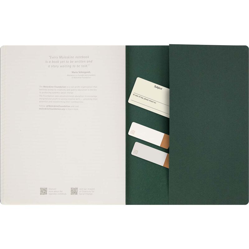 Moleskine Cahier Journal Student XXL Ruled Myrtle Green image number 3
